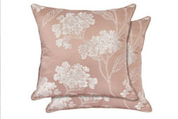 English Garden Cushion Cover In Blush Pink - thumbnail 1