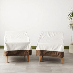Deep Seat Lounge Chair Covers - Set Of 2, Beige - thumbnail 5