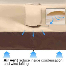 Deep Seat Lounge Chair Covers - Set Of 2, Beige - thumbnail 2
