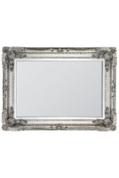 Mirroroutlet Carved Louis Silver Antique Style Wall Mirror 120 X 90 - thumbnail 5