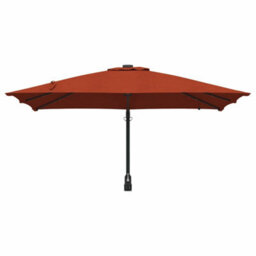 Berkfield Garden Parasol Terracotta 248,5 X 247,5 X 119 Cm Fabric - thumbnail 4