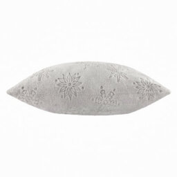 furn. Furn Snowflakes Faux Fur Cushion Cover, 50Cm X 50Cm, Grey - thumbnail 2