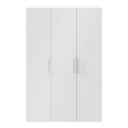 GoodHome Atomia Freestanding Matt White Chipboard Wardrobe (H)2250mm (W)1500mm (D)580mm - thumbnail 1