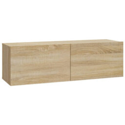 Berkfield Classic 8 Piece Tv Cabinet Set Sonoma Oak Engineered Wood - thumbnail 4