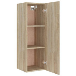 Berkfield Classic 8 Piece Tv Cabinet Set Sonoma Oak Engineered Wood - thumbnail 7