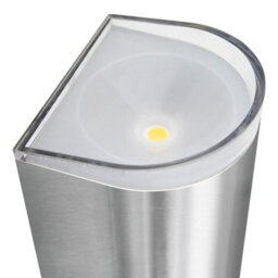 Long Life Lamps Company Modern 6W Led Double Outdoor Wall Light Stainless Steel Cool White - thumbnail 4