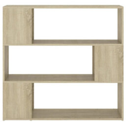 Berkfield Book Cabinet Room Divider Sonoma Oak 100X24X94 Cm - thumbnail 5