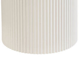 Beliani Side Table Leona Ceramic Light Beige - thumbnail 5