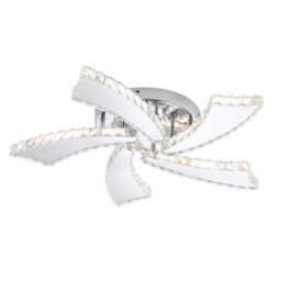 Living And Home 40W Petal-Inspired Led Crystal Ceiling Light With Remote Control, Adjustable Brightness And Colour Temperature - thumbnail 2