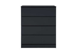 Birlea Oslo 4 Drawer Chest Black - thumbnail 5