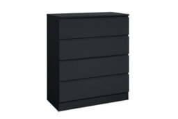 Birlea Oslo 4 Drawer Chest Black - thumbnail 2