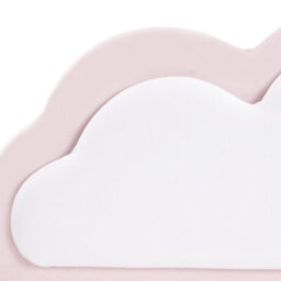 Beliani Kids Bed Cloud Velvet Mazou 90 X 200 Cm (Eu Single) Pink - thumbnail 7