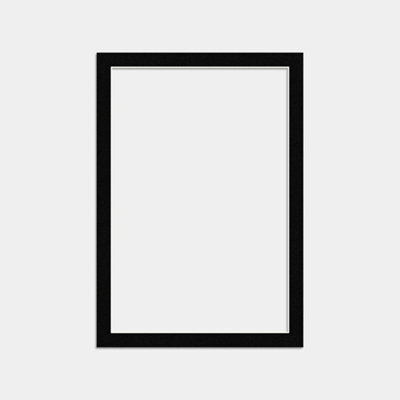 Ak Frames 100X70Cm Black Picture Mounts To Fit 90X60Cm Aperture Size - Mount Board Only (No Frame Included) - image 1