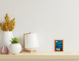 A6 Orange Picture Frame Fits A6 (10.5 X 14.8Cm - 4.1 X 5.8In) Poster, Photo, Artwork, Or Print. - thumbnail 4
