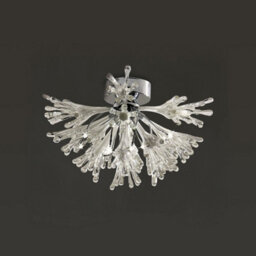 Luminosa Lighting Luminosa Love Ceiling Large 9 Light G4 Polished Chrome/white Glass, Not Led/cfl Compatible - thumbnail 2
