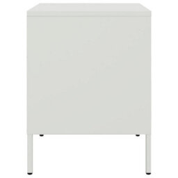 Berkfield Bedside Cabinets 2 Pcs White 36X39X50.5 Cm Steel - thumbnail 7