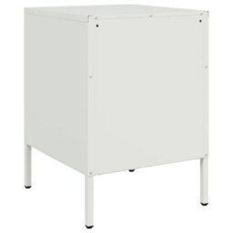 Berkfield Bedside Cabinets 2 Pcs White 36X39X50.5 Cm Steel - thumbnail 8