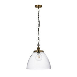 Luminosa Lighting Luminosa Hansen Grand Dome Ceiling Pendant Antique Brass - thumbnail 6