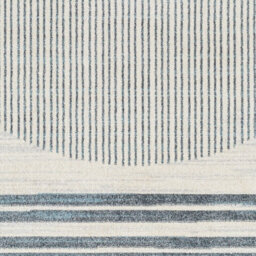 Livabliss Lillian-Washable Blue Grey Geometric Living Dining Rug 140 X 200 Cm Easy Care, Non Shedding - thumbnail 6