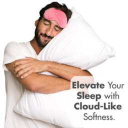 istyle mode (2 Pack) Duck Feather Down Bed Pillows For Sleeping, Standard-Queen(74Cmx48Cm), High Filling 900G - thumbnail 3