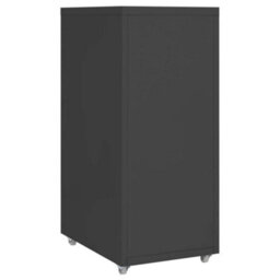 Walplus Mobile File Cabinet Anthracite 28X41X69 Cm Metal - thumbnail 4