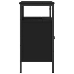 Walplus Bathroom Sink Cabinet Black 60X30X60 Cm Engineered Wood - thumbnail 7