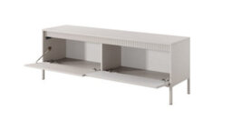 Arte Stylish Senne Tv Cabinet (H)530mm (W)1540mm (D)400mm - Modern Living Room Furniture In Beige Matt - thumbnail 3