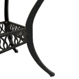 Berkfield 5 Piece Garden Dining Set Bronze Cast Aluminium - thumbnail 5