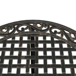 Berkfield 5 Piece Garden Dining Set Bronze Cast Aluminium - thumbnail 6