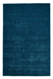 Teal Chequered , Geometric Luxurious , Modern , Plain , Wool Easy To Clean Rug For Bedroom, Living Room - 150Cm X 230Cm - thumbnail 8