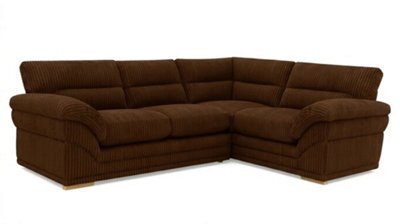 BlissFurniture Ltd Amalfi Claude Left Hand 2 Piece Corner Sofa In Brown - image 1
