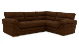 BlissFurniture Ltd Amalfi Claude Left Hand 2 Piece Corner Sofa In Brown - thumbnail 1