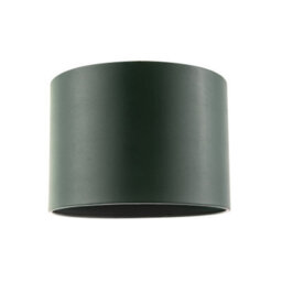Happy Homewares Classic Forest Green Faux Leather Lamp Shade With Inner Cotton Lining - thumbnail 1