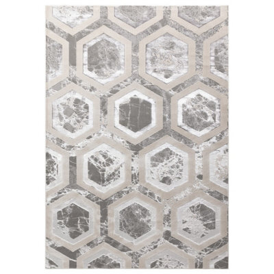 Modern Rug, Anti-Shed Abstract Rug For Bedroom, & Livingroom, Abstract 8mm Thick Diningroom Rug-80Cm X 150Cm - image 1