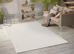 RugsX Carpet Origi 3739 Cream - Frame, Herringbone Flat-Woven Sisal String 116X170 Cm - thumbnail 3