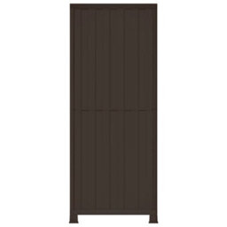 Vidaxl Plastic Cabinet 68X39X171.5 Cm Rattan Design - thumbnail 5