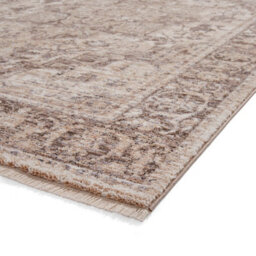 Grey Traditional Abstract Bordered 10mm Thick Stain-Resistant Rug For Bedroom, Living Room, & Dining Room-120Cm X 170Cm - thumbnail 6