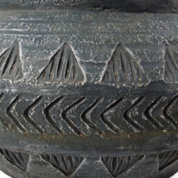 Leaf 21Cm X 40Cm Large Grey Gliese Triangle Planter - thumbnail 6