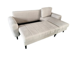 DS Living Sienna 3 Seater Left Hand Facing Storage Sofa Bed In Grey, Silver Or Beige - thumbnail 7