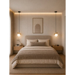 Luminosa Lighting Luminosa Aura Globe Pendant Ceiling Light Black, Gold White Glass Shade 1X E27 - thumbnail 3