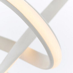 Luminosa Lighting Luminosa Paradox Led Ceiling Pendant Matt White & White Acrylic - thumbnail 4