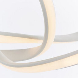 Luminosa Lighting Luminosa Paradox Led Ceiling Pendant Matt White & White Acrylic - thumbnail 3