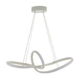 Luminosa Lighting Luminosa Paradox Led Ceiling Pendant Matt White & White Acrylic - thumbnail 5