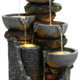 Led Slate Cascading Garden Fountain - thumbnail 6