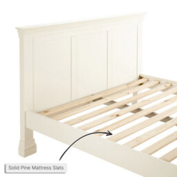 The Furniture Market Wilmslow White Painted 6Ft Super King Size Bed - thumbnail 8