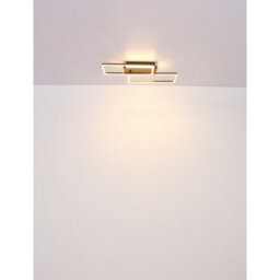 Luminosa Lighting Luminosa Colli Integrated Led Semi Flush Ceiling Light Matt Black 2 Rotatable Rectangles Led 3000K - thumbnail 7