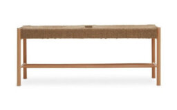 Orsina Unique Design Natural Wood Bench, Eco-Friendly Dining Bench For Dining Table, Versatile Design Modern Bench - thumbnail 2