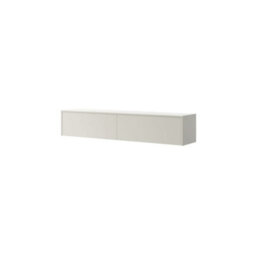 Arte Overbed Storage Unit In Cashmere - 211Cm Lift-Up Top Cabinet With Soft Close - thumbnail 1