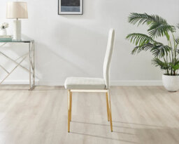 Furniturebox Uk 6X Milan Navy Hatched Velvet Dining Chairs Black Legs - thumbnail 5