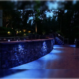 Long Life Lamps Company Mini Led Blue Brick Light Outdoor Step Wall Light 70mm Square Ip54 Zlc060B - thumbnail 9
